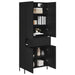 Bufet Pe perete Stejar Negru 69,5 x 34 x 180 cm Lemn compozit - WALTI WALTI