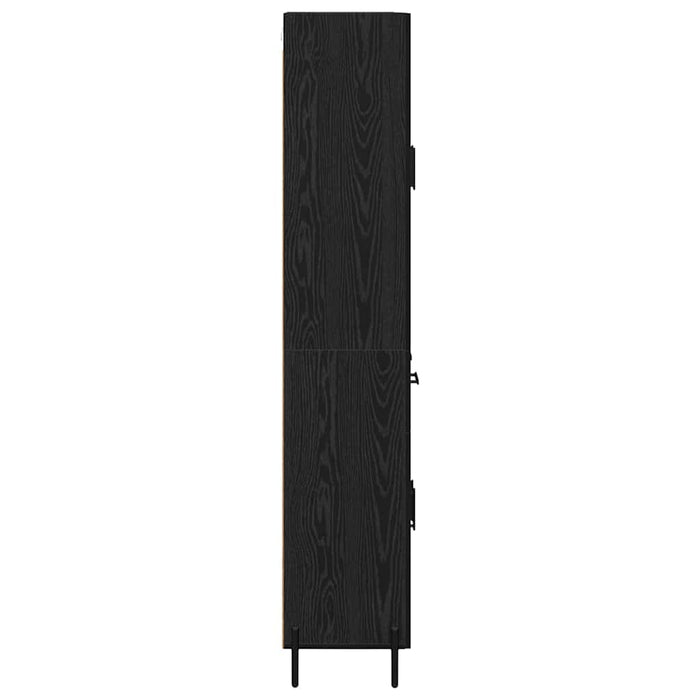 Bufet Pe perete Stejar Negru 69,5 x 34 x 180 cm Lemn compozit - WALTI WALTI