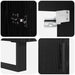 Bufet Pe perete Stejar Negru 69,5 x 34 x 180 cm Lemn compozit - WALTI WALTI