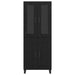 Bufet Pe perete Stejar Negru 69,5 x 34 x 180 cm Lemn compozit - WALTI WALTI