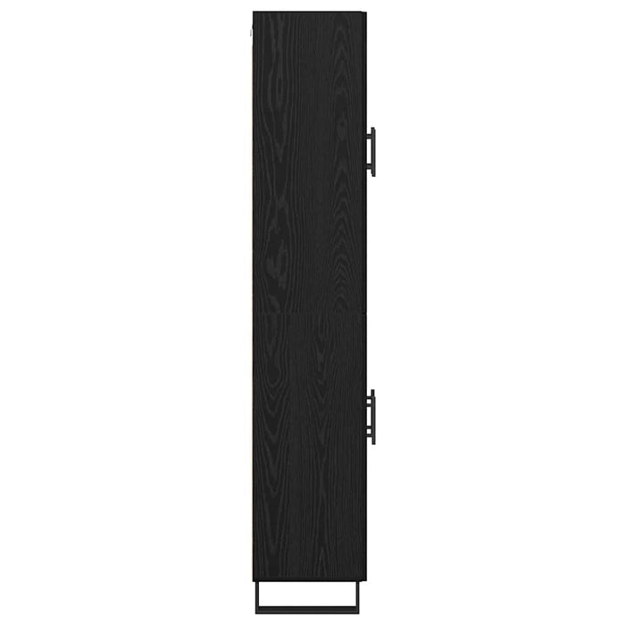 Bufet Pe perete Stejar Negru 69,5 x 34 x 180 cm Lemn compozit - WALTI WALTI