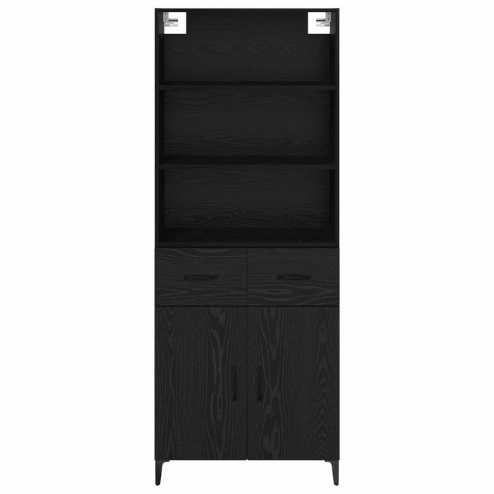 Bufet cu sertar Stejar Negru 69,5 x 34 x 180 cm Lemn compozit - WALTI WALTI