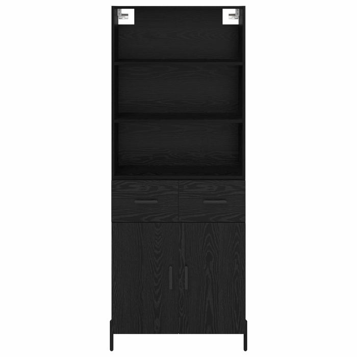Bufet cu sertar Stejar negru 69,5 x 34 x 180 cm Lemn compozit - WALTI WALTI