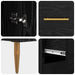 Bufet cu sertar Stejar Negru 69,5 x 34 x 180 cm Lemn compozit - WALTI WALTI