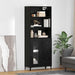 Bufet Pe perete cu sertar 2 pcs Stejar Negru Lemn compozit - WALTI WALTI