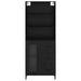 Bufet Pe perete cu sertar 2 pcs Stejar Negru Lemn compozit - WALTI WALTI