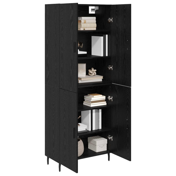 Bufet Stejar negru 69,5 x 34 x 180 cm - WALTI WALTI