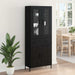 Bufet Pe perete Stejar Negru 69,5 x 34 x 180 cm Lemn compozit - WALTI WALTI