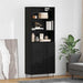 Bufet cu sertar Stejar Negru 69,5 x 34 x 180 cm Lemn compozit - WALTI WALTI