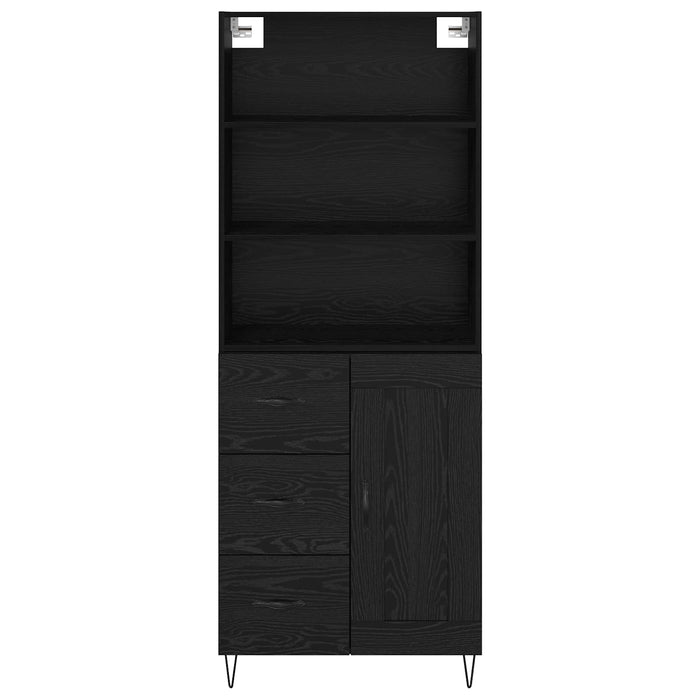 Bufet cu sertar Stejar Negru 69,5 x 34 x 180 cm Lemn compozit - WALTI WALTI