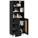Bufet cu sertar Stejar Negru 69,5 x 34 x 180 cm Lemn compozit - WALTI WALTI