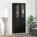 Bufet 2 pcs Stejar Negru Lemn compozit - WALTI WALTI