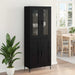 Bufet 2 pcs Stejar Negru Lemn compozit - WALTI WALTI