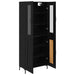 Bufet 2 pcs Stejar Negru Lemn compozit - WALTI WALTI