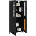 Bufet 2 pcs Stejar Negru Lemn compozit - WALTI WALTI