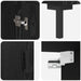 Bufet Stejar Negru 69,5 x 34 x 180 cm Lemn compozit - WALTI WALTI