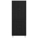 Bufet Pe perete 2 pcs Stejar Negru Lemn compozit - WALTI WALTI
