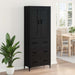 Bufet cu sertar Stejar Negru 69,5 x 34 x 180 cm Lemn compozit - WALTI WALTI