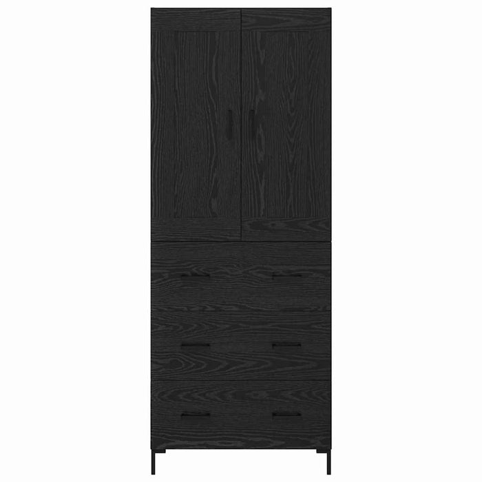 Bufet cu sertar Stejar Negru 69,5 x 34 x 180 cm Lemn compozit - WALTI WALTI