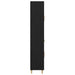 Bufet Pe perete cu sertar 2 pcs Stejar Negru Lemn compozit - WALTI WALTI