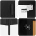 Bufet 2 pcs Stejar Negru 69,5 x 34 x 180 cm Lemn compozit - WALTI WALTI