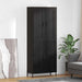 Bufet 2 pcs Stejar Negru 69,5 x 34 x 180 cm Lemn compozit - WALTI WALTI