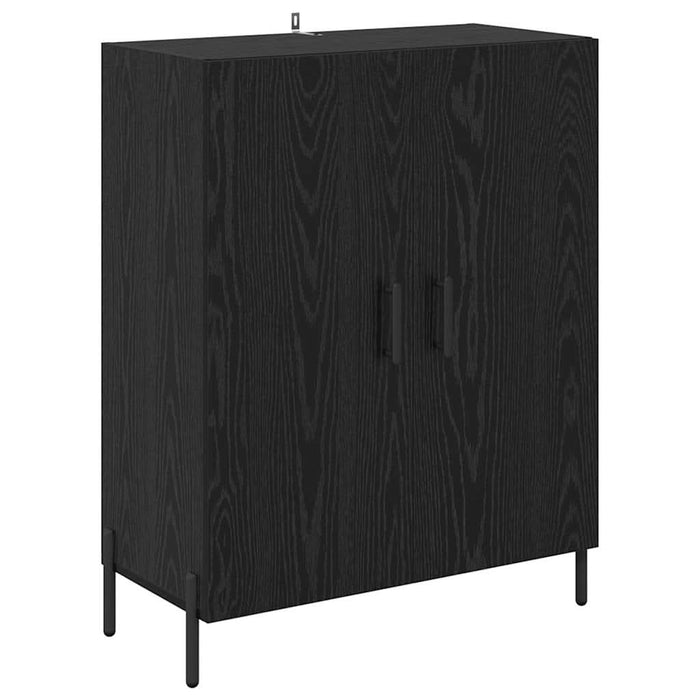 Bufet 2 pcs Stejar Negru 69,5 x 34 x 180 cm Lemn compozit - WALTI WALTI