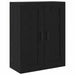 Bufet 2 pcs Stejar Negru 69,5 x 34 x 180 cm Lemn compozit - WALTI WALTI