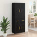 Bufet Pe perete Stejar Negru 69,5 x 34 x 180 cm Lemn compozit - WALTI WALTI