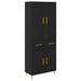 Bufet Pe perete Stejar Negru 69,5 x 34 x 180 cm Lemn compozit - WALTI WALTI
