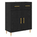 Bufet Pe perete Stejar Negru 69,5 x 34 x 180 cm Lemn compozit - WALTI WALTI