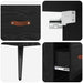 Bufet 2 pcs Stejar negru 69,5 x 34 x 180 cm Lemn compozit - WALTI WALTI