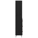 Bufet 2 pcs Stejar negru 69,5 x 34 x 180 cm Lemn compozit - WALTI WALTI