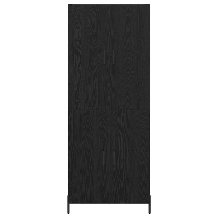 Bufet Pe perete Stejar Negru 69,5 x 34 x 180 cm Lemn compozit - WALTI WALTI