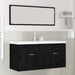Dulap de Baie Stejar Negru 100 x 38,5 x 46 cm Lemn compozit - WALTI WALTI