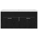 Dulap de Baie Stejar Negru 100 x 38,5 x 46 cm Lemn compozit - WALTI WALTI