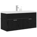 Dulap de Baie Stejar Negru 100 x 38,5 x 46 cm Lemn compozit - WALTI WALTI