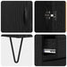 Bufet cu sertar Stejar Negru 69,5 x 34 x 180 cm Lemn compozit - WALTI WALTI