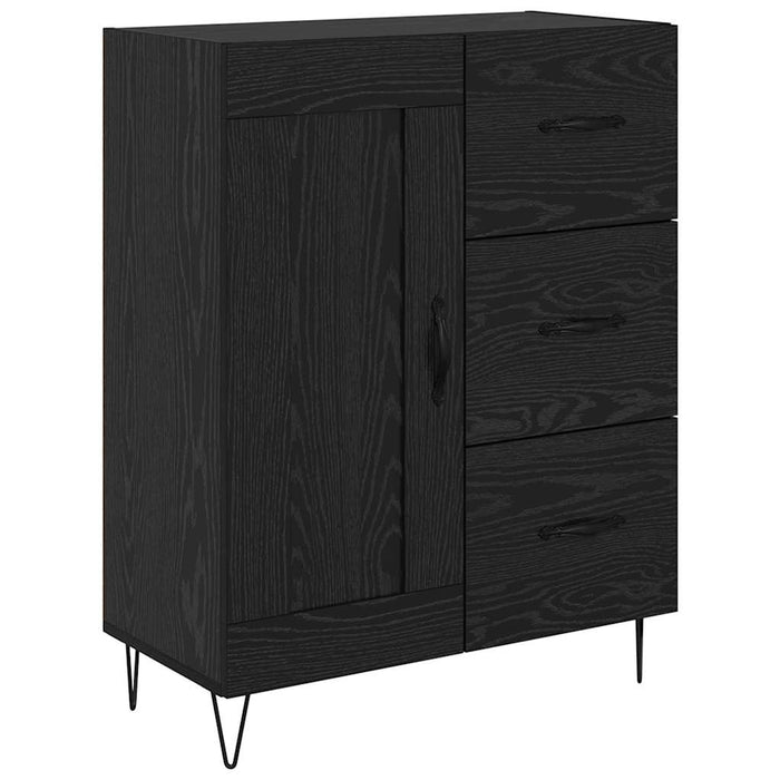 Bufet cu sertar Stejar Negru 69,5 x 34 x 180 cm Lemn compozit - WALTI WALTI