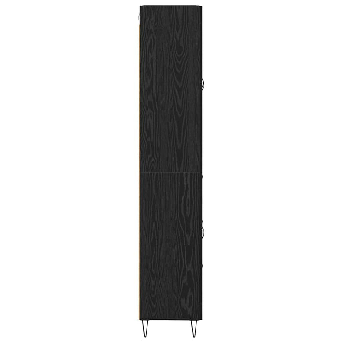 Bufet cu sertar Stejar Negru 69,5 x 34 x 180 cm Lemn compozit - WALTI WALTI