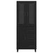 Bufet Pe perete Stejar Negru 69,5 x 34 x 180 cm Lemn compozit - WALTI WALTI