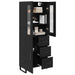 Bufet Pe perete Stejar Negru 69,5 x 34 x 180 cm Lemn compozit - WALTI WALTI