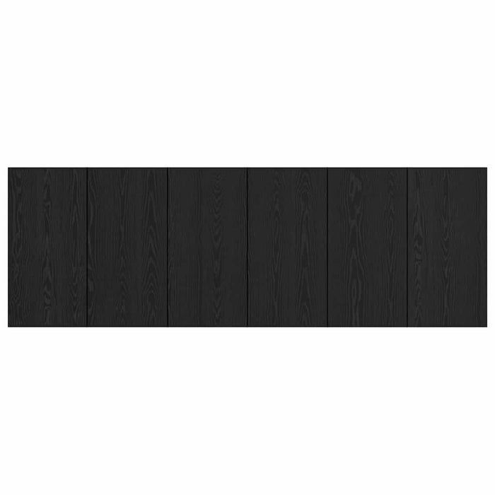 Tăblie cu Noptieră cu sertar 3 pcs Stejar Negru Lemn compozit - WALTI WALTI
