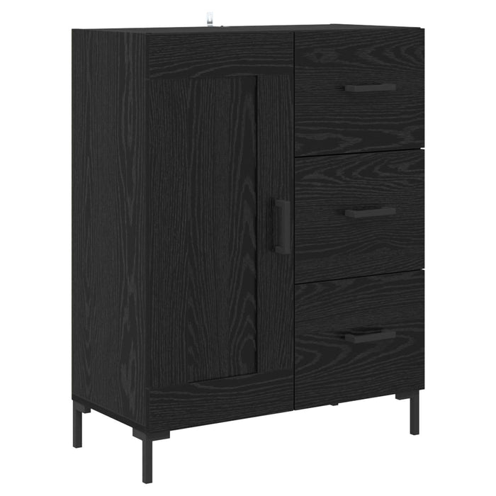 Bufet Pe perete Stejar Negru 69,5 x 34 x 180 cm Lemn compozit - WALTI WALTI