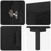 Bufet Stejar Negru 69,5 x 34 x 180 cm Lemn compozit - WALTI WALTI