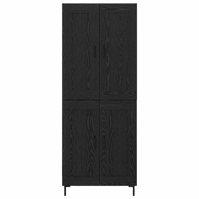 Bufet Stejar Negru 69,5 x 34 x 180 cm Lemn compozit - WALTI WALTI