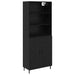 Bufet Stejar Negru 69,5 x 34 x 180 cm - WALTI WALTI