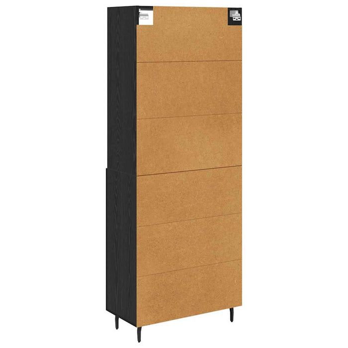 Bufet Stejar Negru 69,5 x 34 x 180 cm - WALTI WALTI