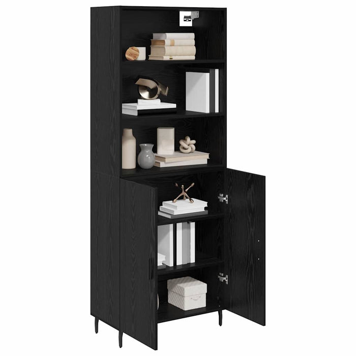 Bufet Stejar Negru 69,5 x 34 x 180 cm - WALTI WALTI