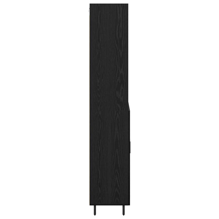 Bufet Stejar Negru 69,5 x 34 x 180 cm - WALTI WALTI
